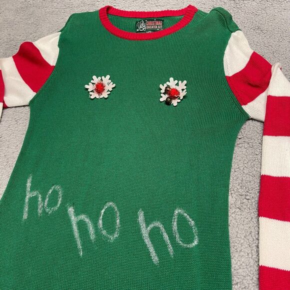 Ugly Sweater Womens Small Christmas Holiday Pullover Sweatshirt - Picture 5 of 12